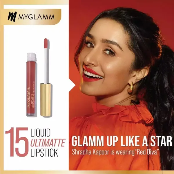MYGLAMM Ultimatte Long Stay Matte Liquid Lipstick