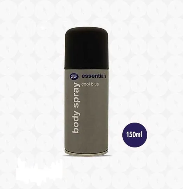 Boots Essential Cool Blue Body Spray - 150ml.