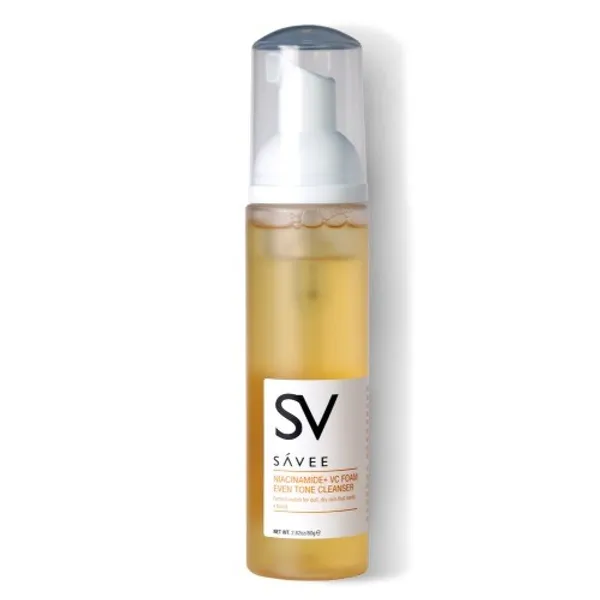 SV' SAVEE Niacinamide+ VC Foam Even tone Cleanser - 80g