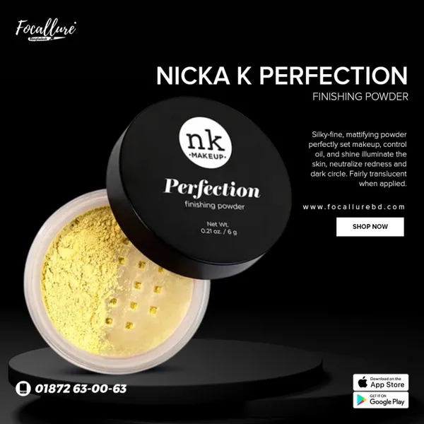 Nicka K Perfection Finishing Powder Banana