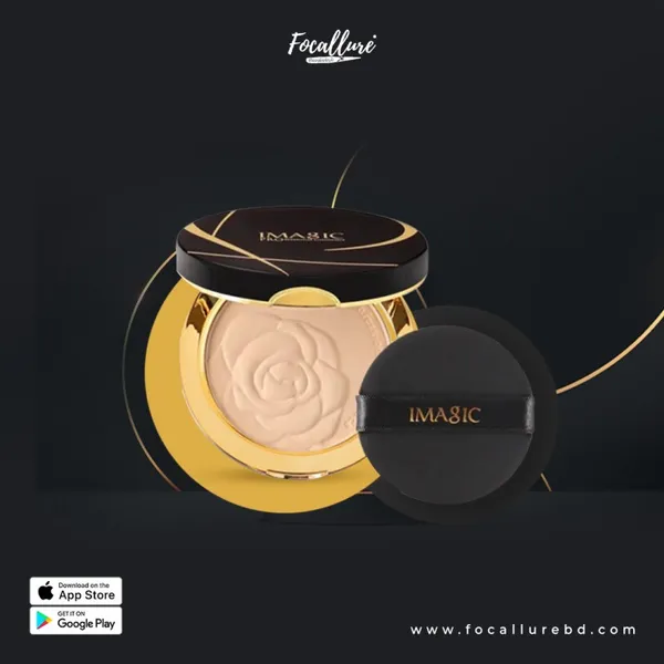 Imagic HD Oil Control Compact Powder (Banana)