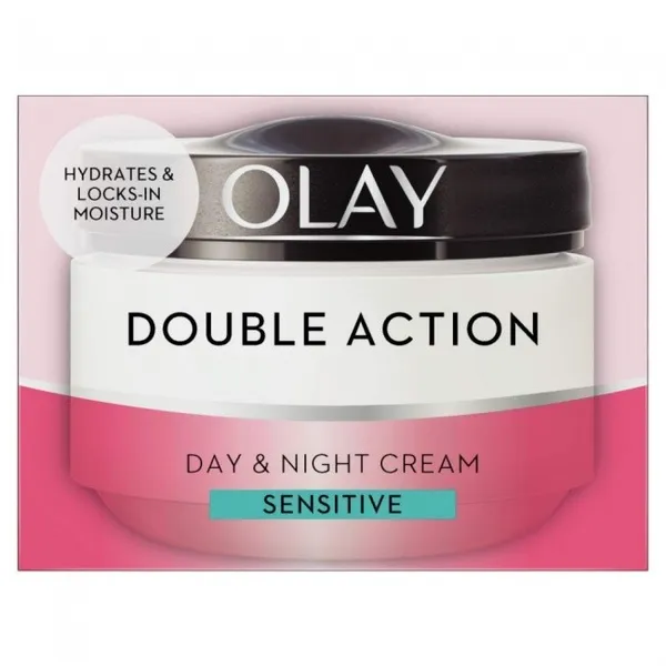 Olay Double Action Sensitive lock Protection Night Cream - 50ml
