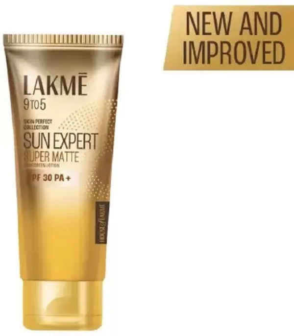 Lakmé Sunscreen - SPF 30 PA+ PA++ 9 To 5 Sun Expert Super Matte -50 ml