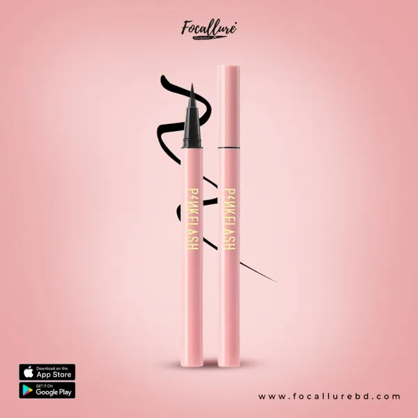 Pink Flash-E01 Lock All Day Eyeliner Black-01