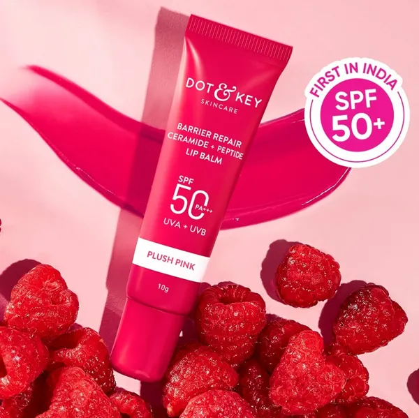 Dot & Key SPF50+ PA+++ Ceramide & Peptide Barrier Repair Lip Balm (Tinted)