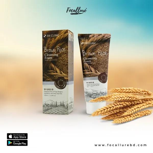 3W Clinic Brown Rice Foam Cleansing-100ml