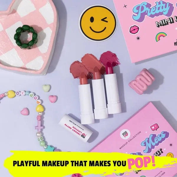MYGLAMM POPxo Makeup Mini Lip Kit - Pretty Mess (Set of 3)