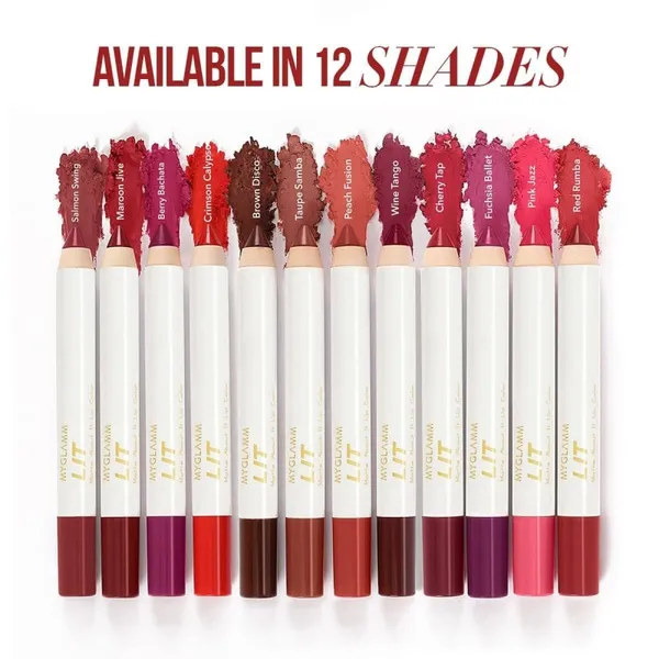 MYGLAMM LIT Matte About It Lip Color