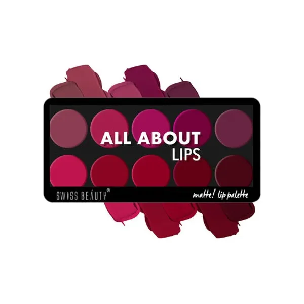 Swiss Beauty Matte Lip Palette-2
