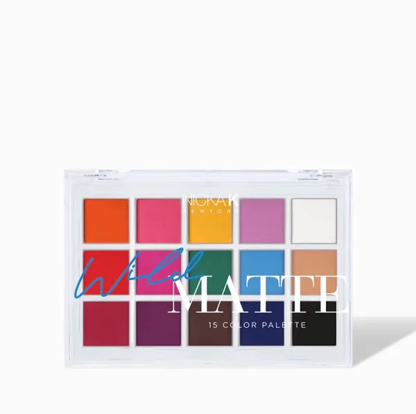 NICKA K 15 Color Palette Wild Matte