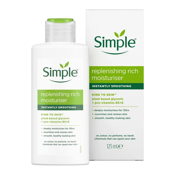 Simple Kind To Skin Replenishing Rich Moisturiser - 125ml