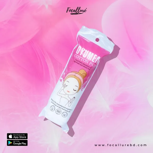 Oyumea Cotton Pad For All Skin Types - 80pcs