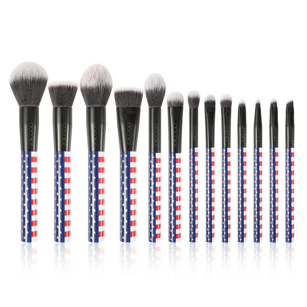 Docolor Stars&amp;Stripes - 13 Piece Makeup Brush Set