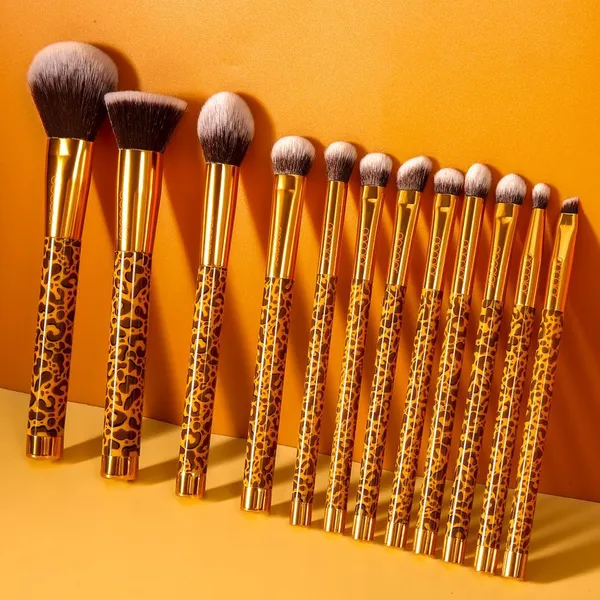 DOCOLOR Tiger Print(12 PCs)Brush Set