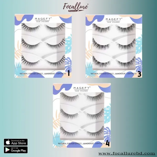 Magefy 3 Pair Eyealshes-MGY