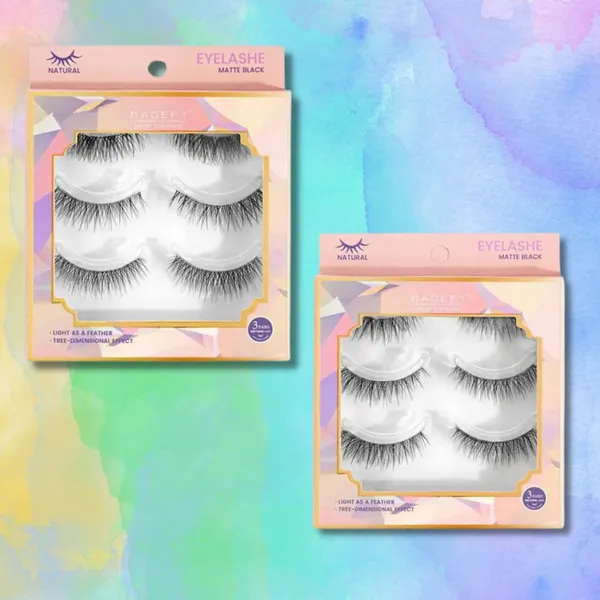 Magefy Natural Eyelash-3 Pair