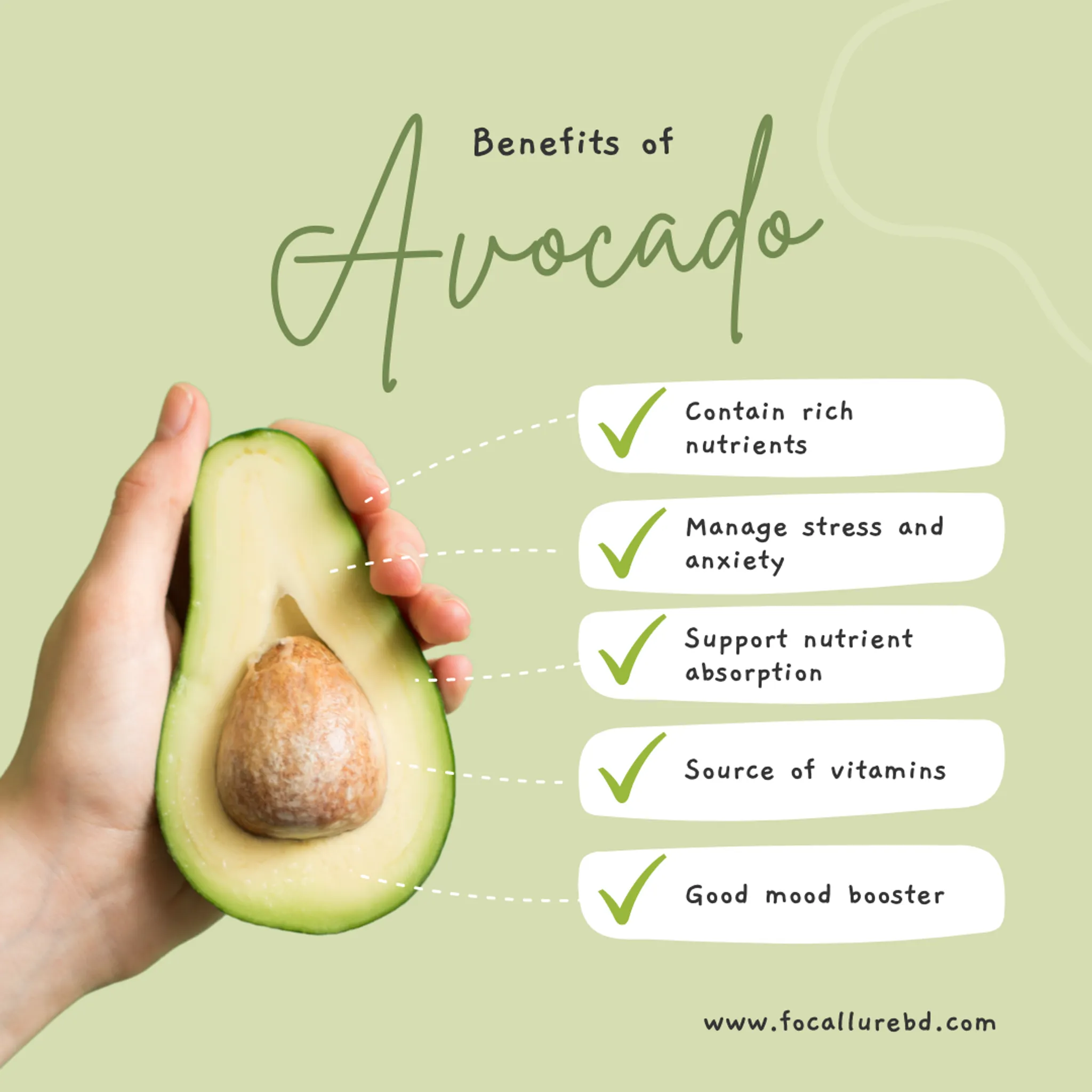 Benefits of avocado🥑
