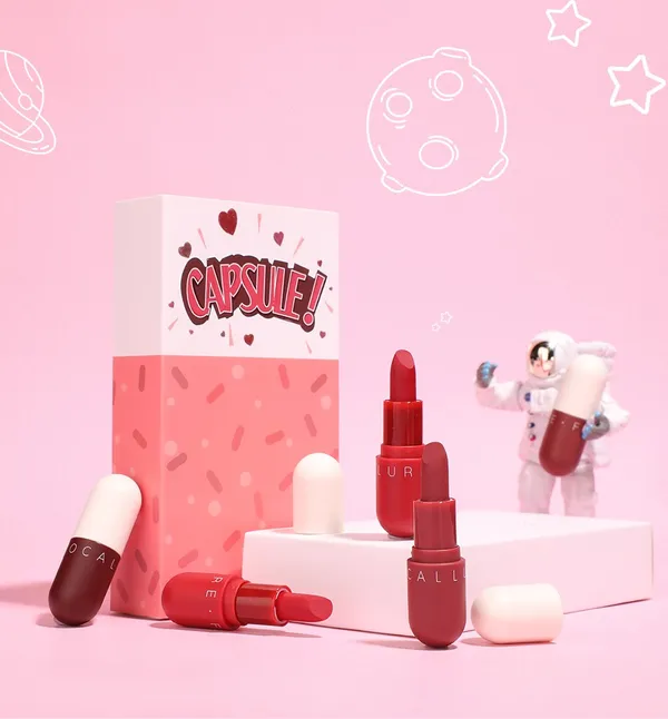 Capsule Velvet Lippi Set(5pcs) Set-FA8700