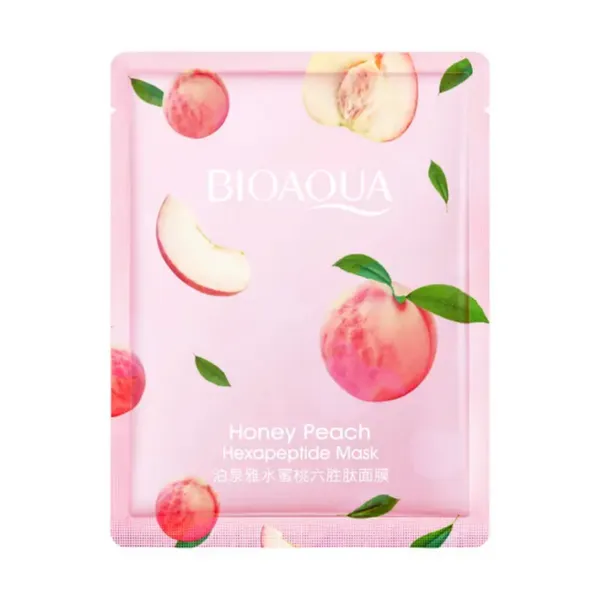 Bioaqua Honey Peach Hexapeptide Sheet Mask