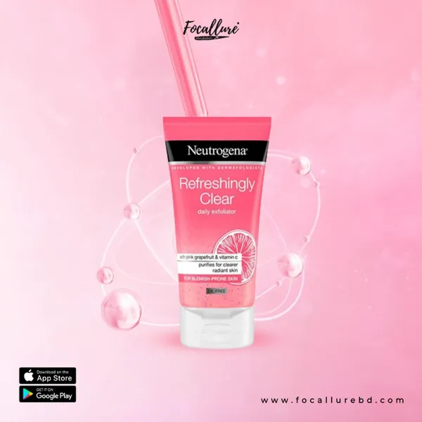 Neutrogena Refreshingly Clear Daily Exfoliator -150ml