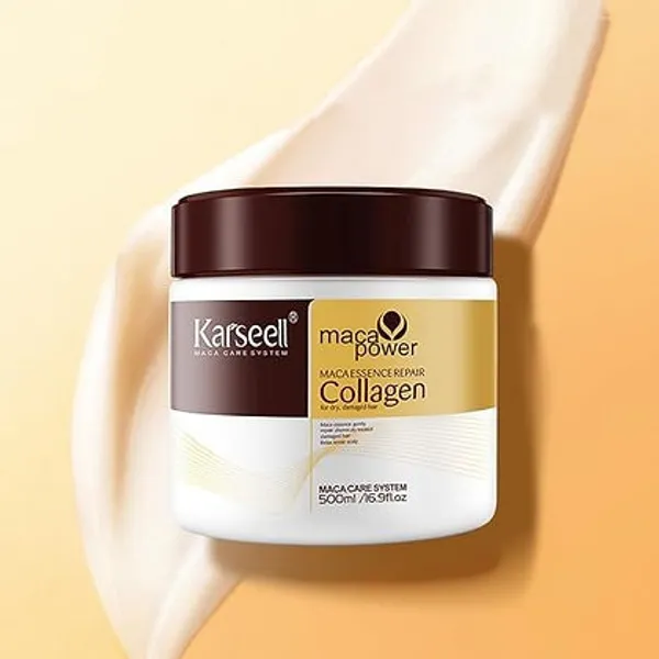 KARSEELL Collagen Hair Mask for Dry, Damaged Hair - 500ml