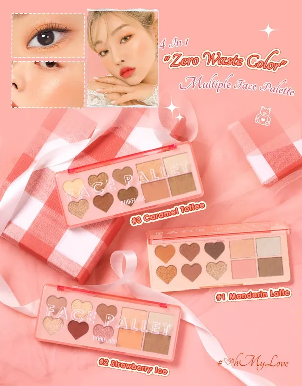 PINK FLASH-M02 MULTI FACE PALETTE