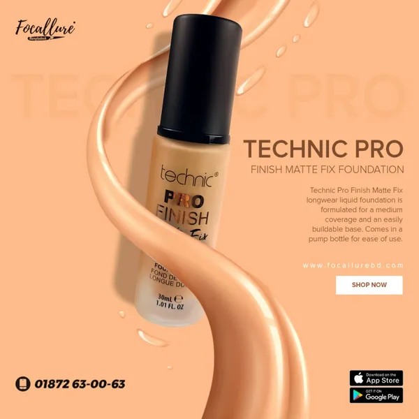 Technic Pro Finish Matte Fix Foundation