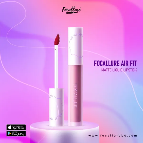 FOCALLURE Air Fit Matte Liquid Lipstick