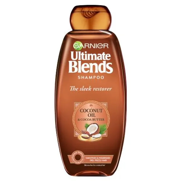 Garnier Ultimate Blends Shampoo with Coconut Oil Cocoa Butter Shampoo - 360ml