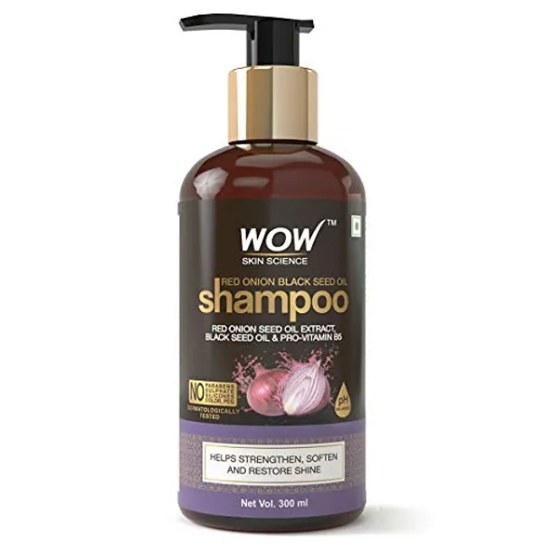 WOW Skin Science Red Onion Black Seed Oil Shampoo  - 300ml