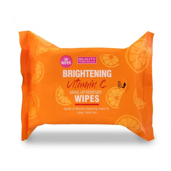 Beauty Formulas Brightening Vitamin C Make-Up Remover Wipes - 30 Wipes