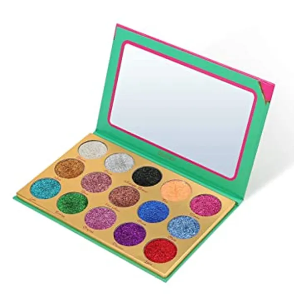 Docolor HEAT 15  color Glitter eyeshadow Palette