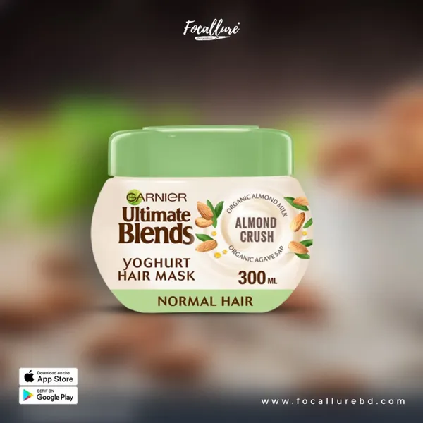 Garnier Ultimate Blends Almond Crush Yogurt Mask - 300ml