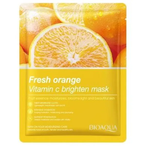 Bioaqua Vitamin C Brighten Sheet Mask Orange – 25g