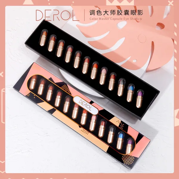 Derol Capsule Eyeshadow Set-12pcs
