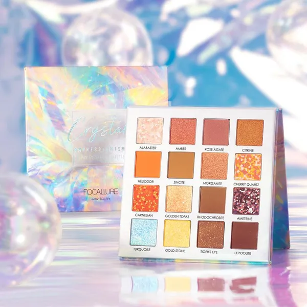 FOCALLURE Crystal Eyeshadow Palette 16 Colors Sprinkles FA8802
