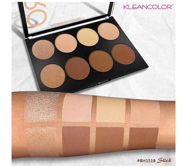 Kleancolor Pro Face Highlight &amp; Contour Palette