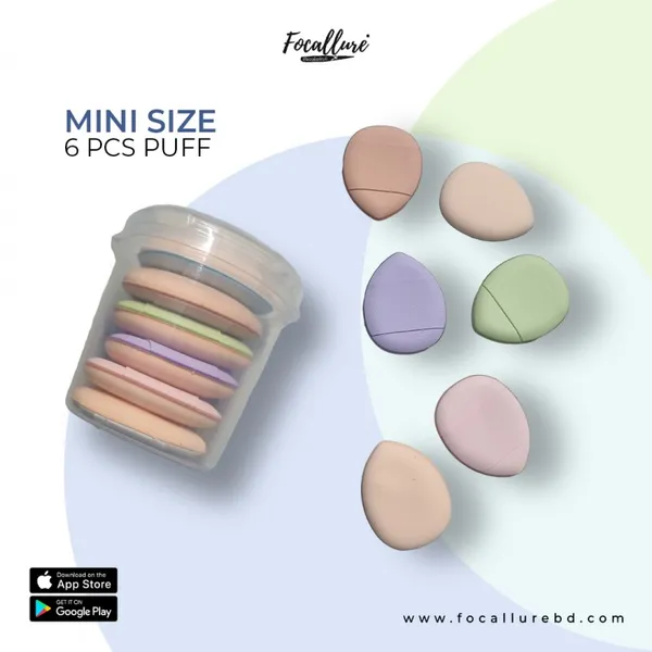 Mini size 6 Pcs Puff