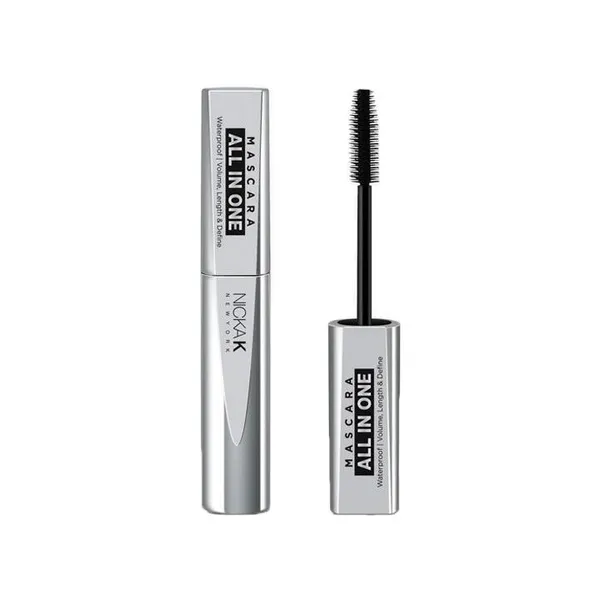 NICKA K: All In One Volume, Length & Define Waterproof Mascara-15g