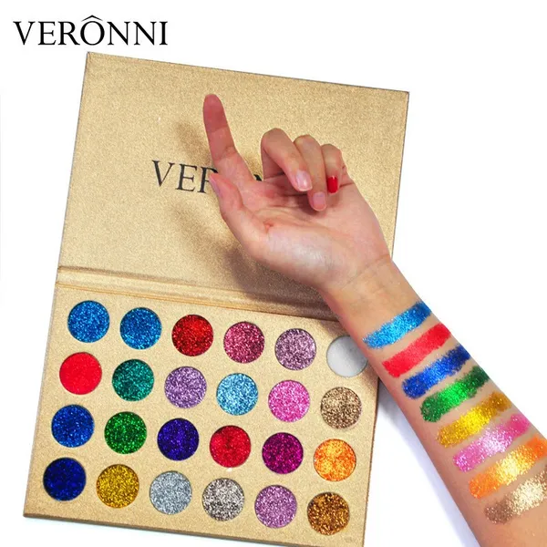 VERONNI 24 Colors Glitter Eyeshadow palette