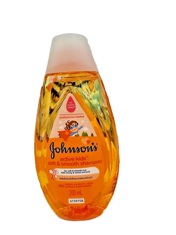 Johnson's Active Kids Soft & Smooth Shampoo-200ml