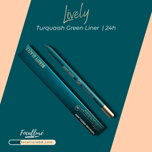 Beauty Glazed Green Liner Turquoise