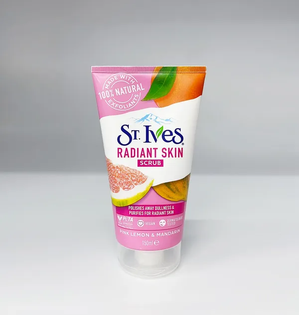 St. Ives Radiant Skin Pink Lemon and Mandarin Orange Face Scrub - 150ml