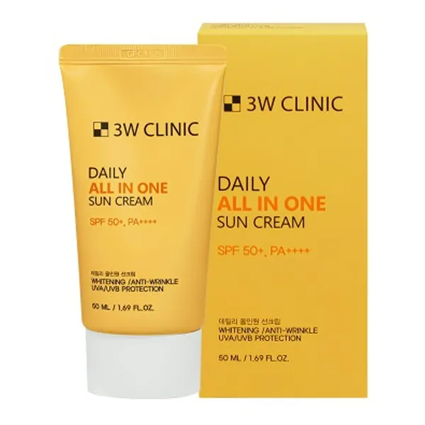 3W CLINIC Daily All In One Sun Cream SPF50+ PA++++ 60ml