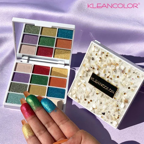 KLEANCOLOR Quartz Bijoux 12 Color Eyeshadow Palette