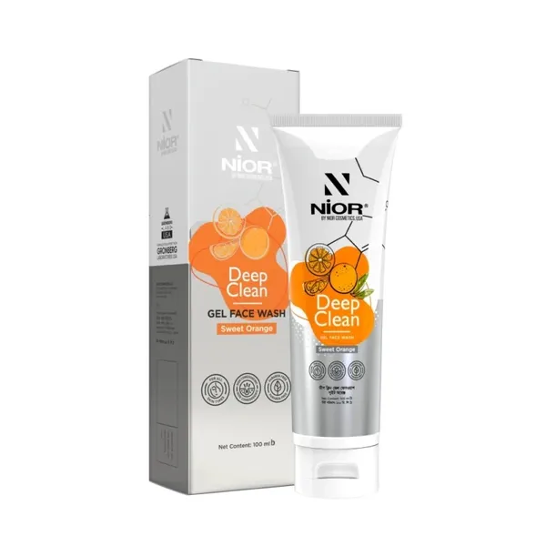 NIOR Deep Clean Gel Face Wash Sweet Orange