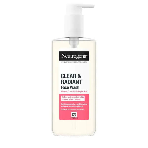 Neutrogena Clear & Radiant Face Wash with Vitamin C +0.5% Salicylic Acid-150ml