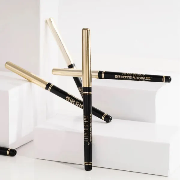 Swiss Beauty Deep Black Kajal Retractable