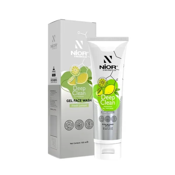 NIOR Deep Clean Gel Face Wash Fresh Lemon