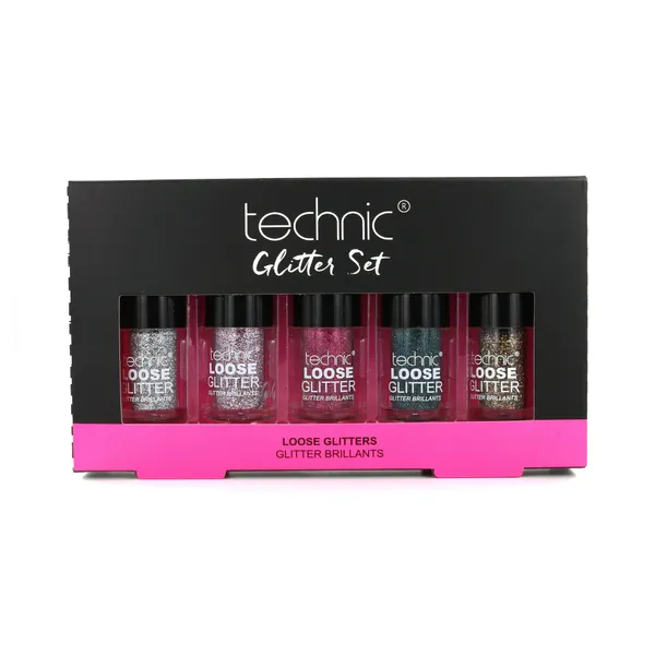 Technic Loose Glitter Shaker Set Gift Face Body Eyeshadow